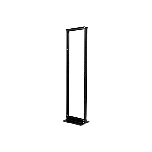 APC AR201 NetShelter 2-Post Rack 45U, #12-24 Threaded Holes, Black Price in Dubai UAE