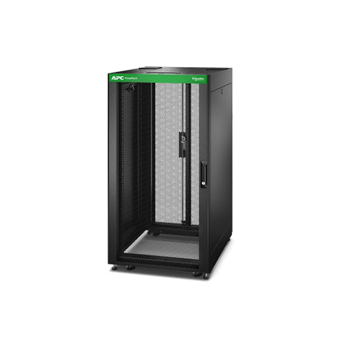 APC ER6482 Easy Rack, 24U, 600W × 800D mm, With Roof, Side Panels, Castors, Feet, and 4 Brackets, No Bottom, Black Price in Dubai UAE