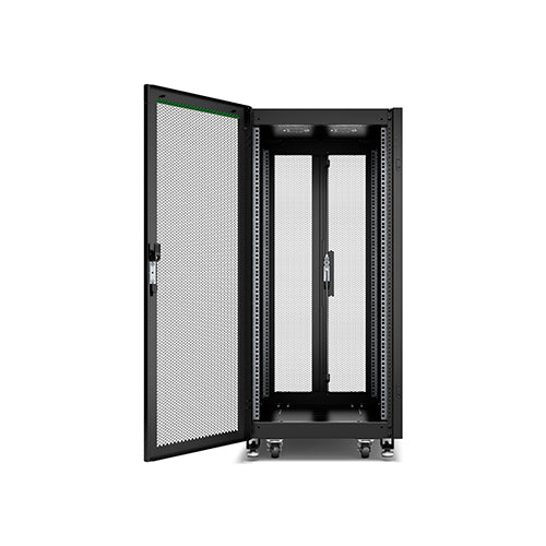 APC NR6402-P GO Rack 600 mm × 24U × 1000 mm, Perforated Door, with Roof, Sides, Castors, and Feet Price in Dubai UAE