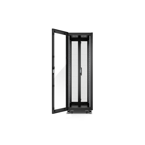 APC NR6602-G GO Rack 600 mm × 36U × 1000 mm, Glass Door, with Roof, Sides, Castors, and Feet Price in Dubai UAE
