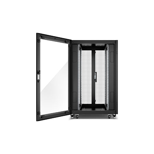 APC NR8482-G GO 24U Rack Cabinet 800mm x 800mm with Glass Door, Roof, Side Panels, Castors & Leveling Feet Price in Dubai UAE