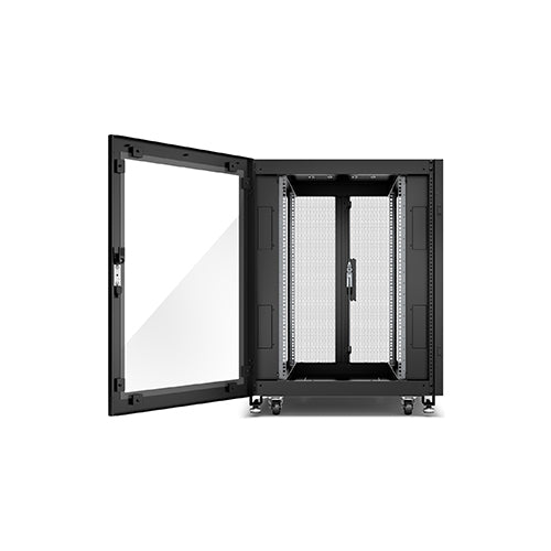APC NR8882-G GO 18U Rack Cabinet 800mm x 800mm with Glass Door, Roof, Side Panels, Castors & Leveling Feet Price in Dubai UAE
